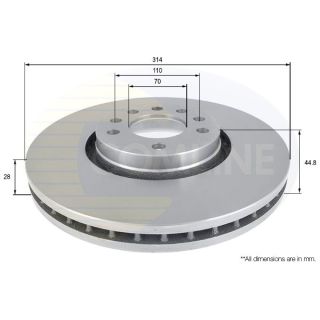Stabdžių diskas COMLINE ADC1135V