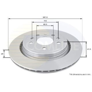 Stabdžių diskas COMLINE ADC1136V
