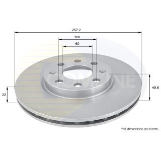 Stabdžių diskas COMLINE ADC1138V