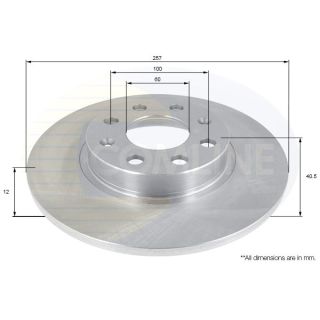 Stabdžių diskas COMLINE ADC1140