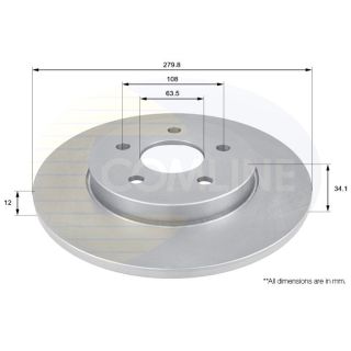 Stabdžių diskas COMLINE ADC1219