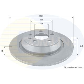 Stabdžių diskas COMLINE ADC1240