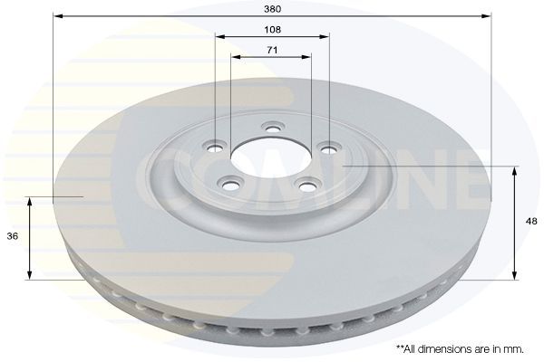Stabdžių diskas COMLINE ADC1256V
