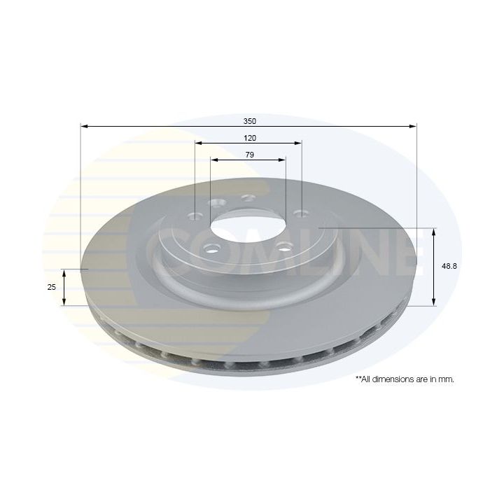 Stabdžių diskas COMLINE ADC1282V