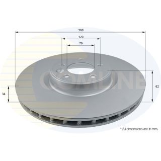 Stabdžių diskas COMLINE ADC1285V