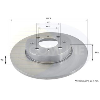 Stabdžių diskas COMLINE ADC1302