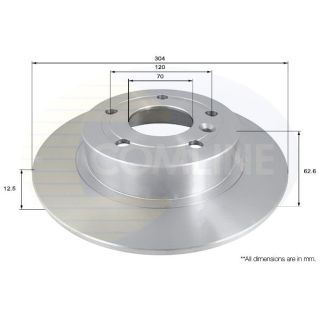 Stabdžių diskas COMLINE ADC1307