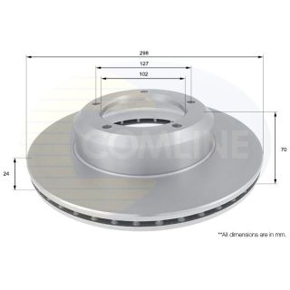 Stabdžių diskas COMLINE ADC1311V