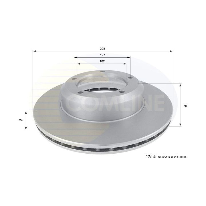Stabdžių diskas COMLINE ADC1311V
