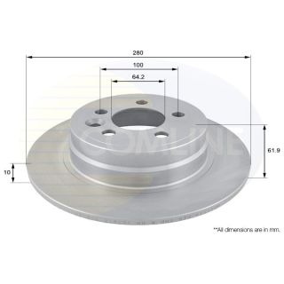 Stabdžių diskas COMLINE ADC1319