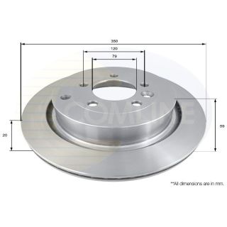 Stabdžių diskas COMLINE ADC1324V