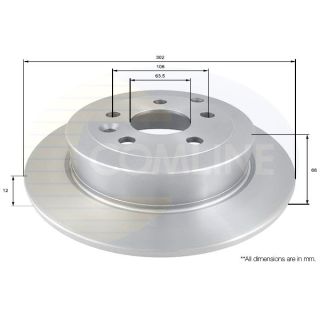 Stabdžių diskas COMLINE ADC1326