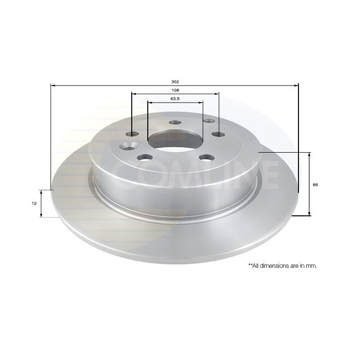 Stabdžių diskas COMLINE ADC1326