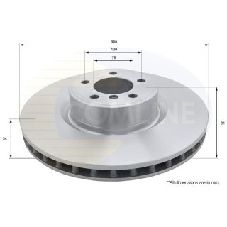 Stabdžių diskas COMLINE ADC1341V