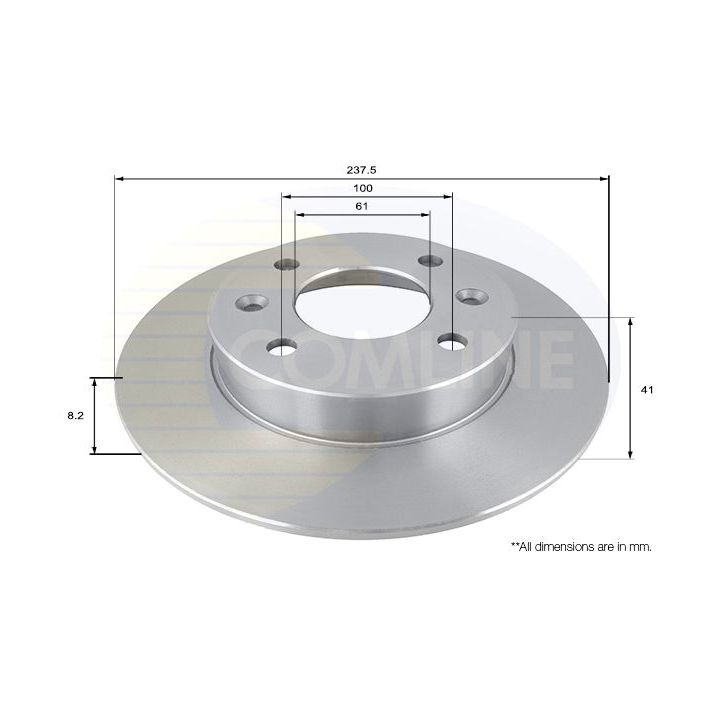 Stabdžių diskas COMLINE ADC1515