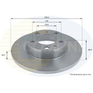 Stabdžių diskas COMLINE ADC1534