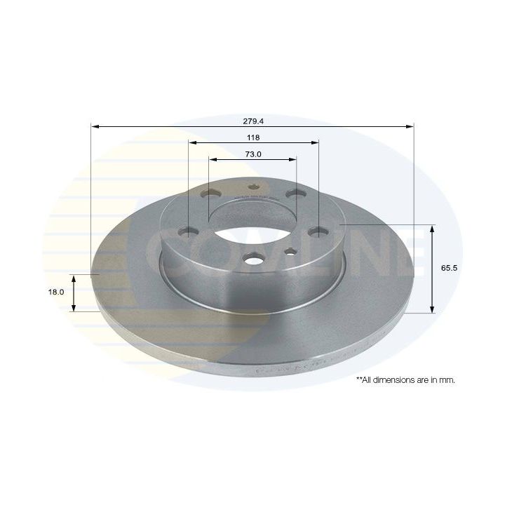 Stabdžių diskas COMLINE ADC1534