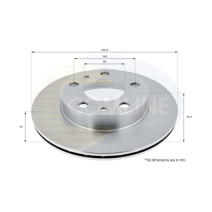 Stabdžių diskas COMLINE ADC1536V