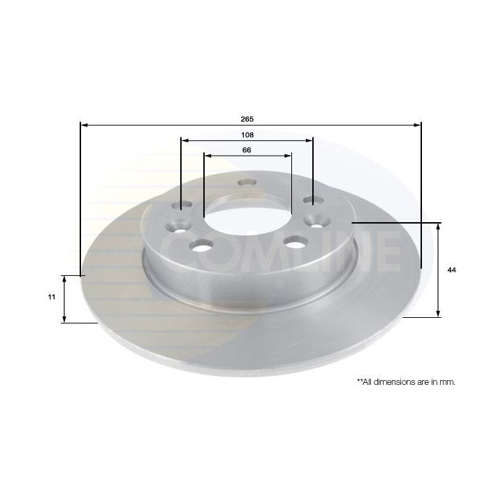 Stabdžių diskas COMLINE ADC1541