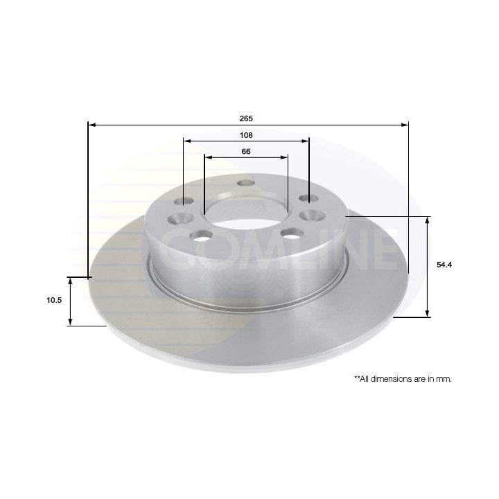 Stabdžių diskas COMLINE ADC1542
