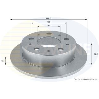 Stabdžių diskas COMLINE ADC1564