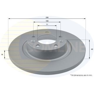 Stabdžių diskas COMLINE ADC1581