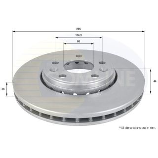 Stabdžių diskas COMLINE ADC1584V