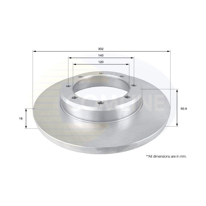 Stabdžių diskas COMLINE ADC1598