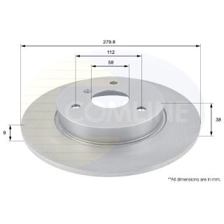 Stabdžių diskas COMLINE ADC1607