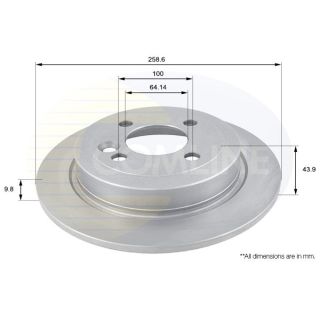 Stabdžių diskas COMLINE ADC1714