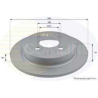 Stabdžių diskas COMLINE ADC1768