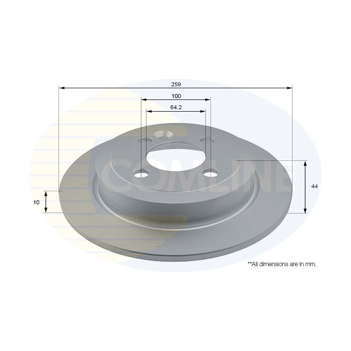 Stabdžių diskas COMLINE ADC1768
