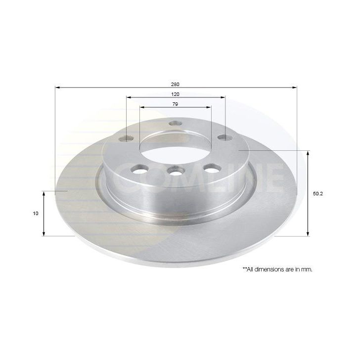 Stabdžių diskas COMLINE ADC1774