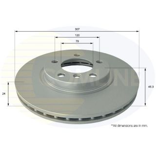 Stabdžių diskas COMLINE ADC1784V