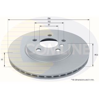 Stabdžių diskas COMLINE ADC1792V