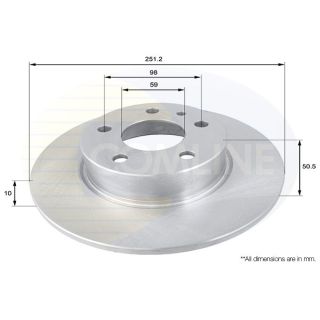 Stabdžių diskas COMLINE ADC1806