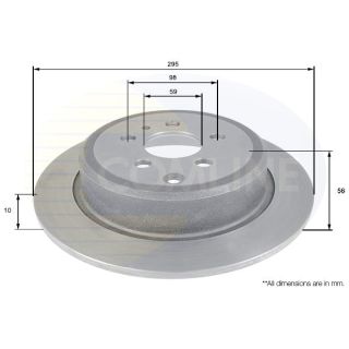 Stabdžių diskas COMLINE ADC1829
