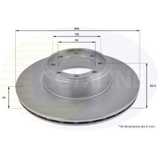 Stabdžių diskas COMLINE ADC1841V