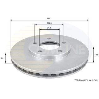 Stabdžių diskas COMLINE ADC2306V