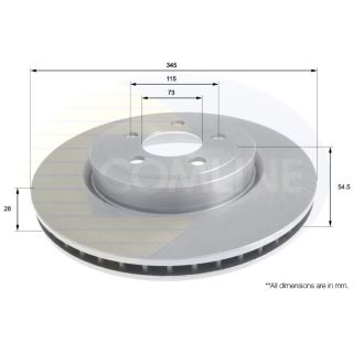Stabdžių diskas COMLINE ADC2319V