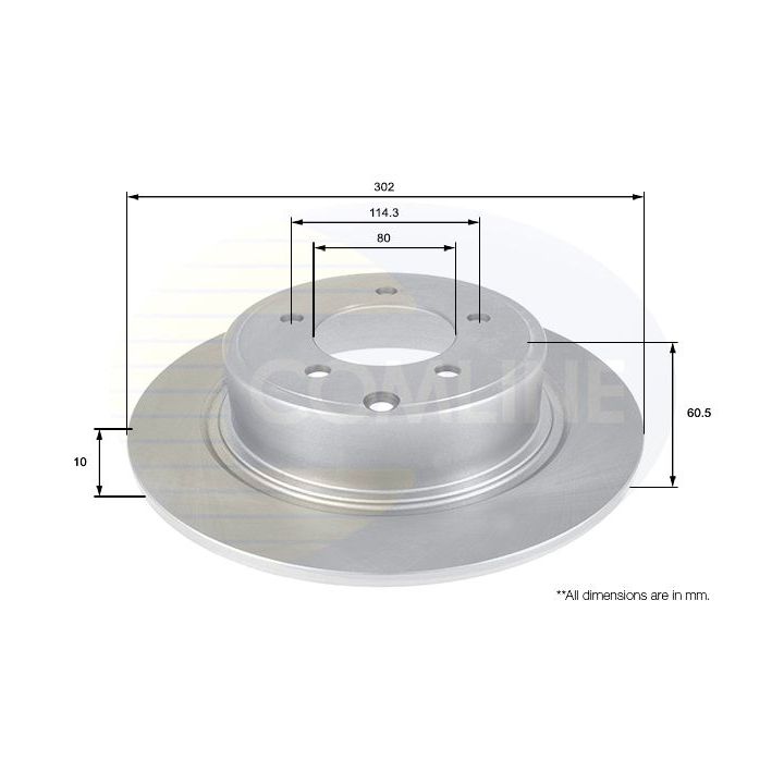 Stabdžių diskas COMLINE ADC2321