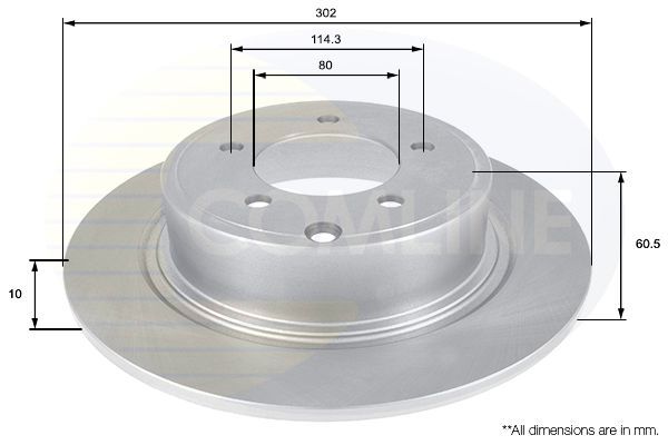 Stabdžių diskas COMLINE ADC2321