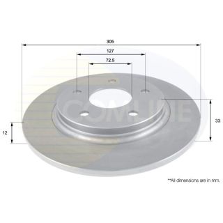 Stabdžių diskas COMLINE ADC2323