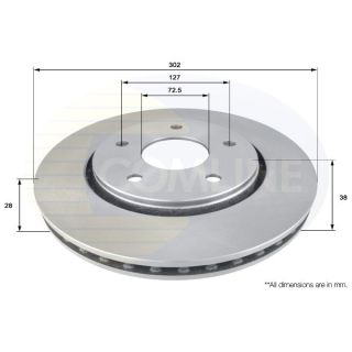 Stabdžių diskas COMLINE ADC2324V
