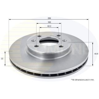 Stabdžių diskas COMLINE ADC2408V