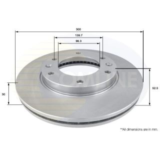 Stabdžių diskas COMLINE ADC2414V