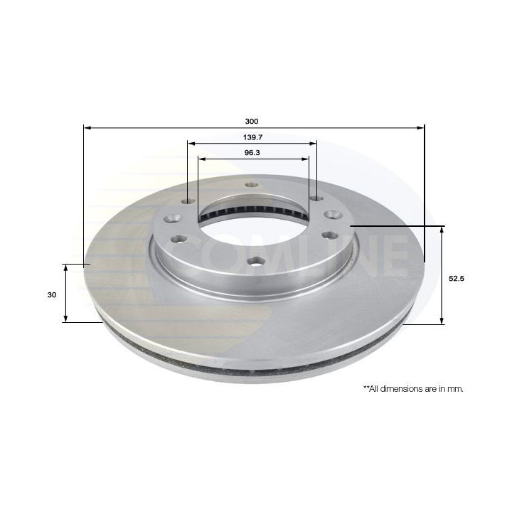 Stabdžių diskas COMLINE ADC2414V