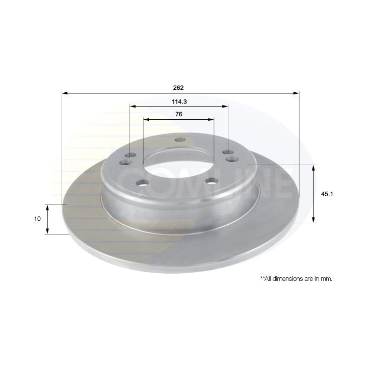 Stabdžių diskas COMLINE ADC2415