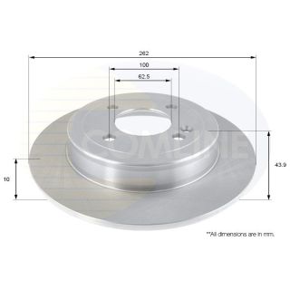 Stabdžių diskas COMLINE ADC2419
