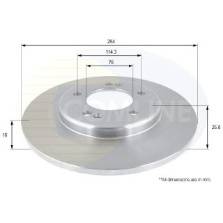 Stabdžių diskas COMLINE ADC2421